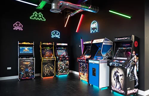 arcade machine features